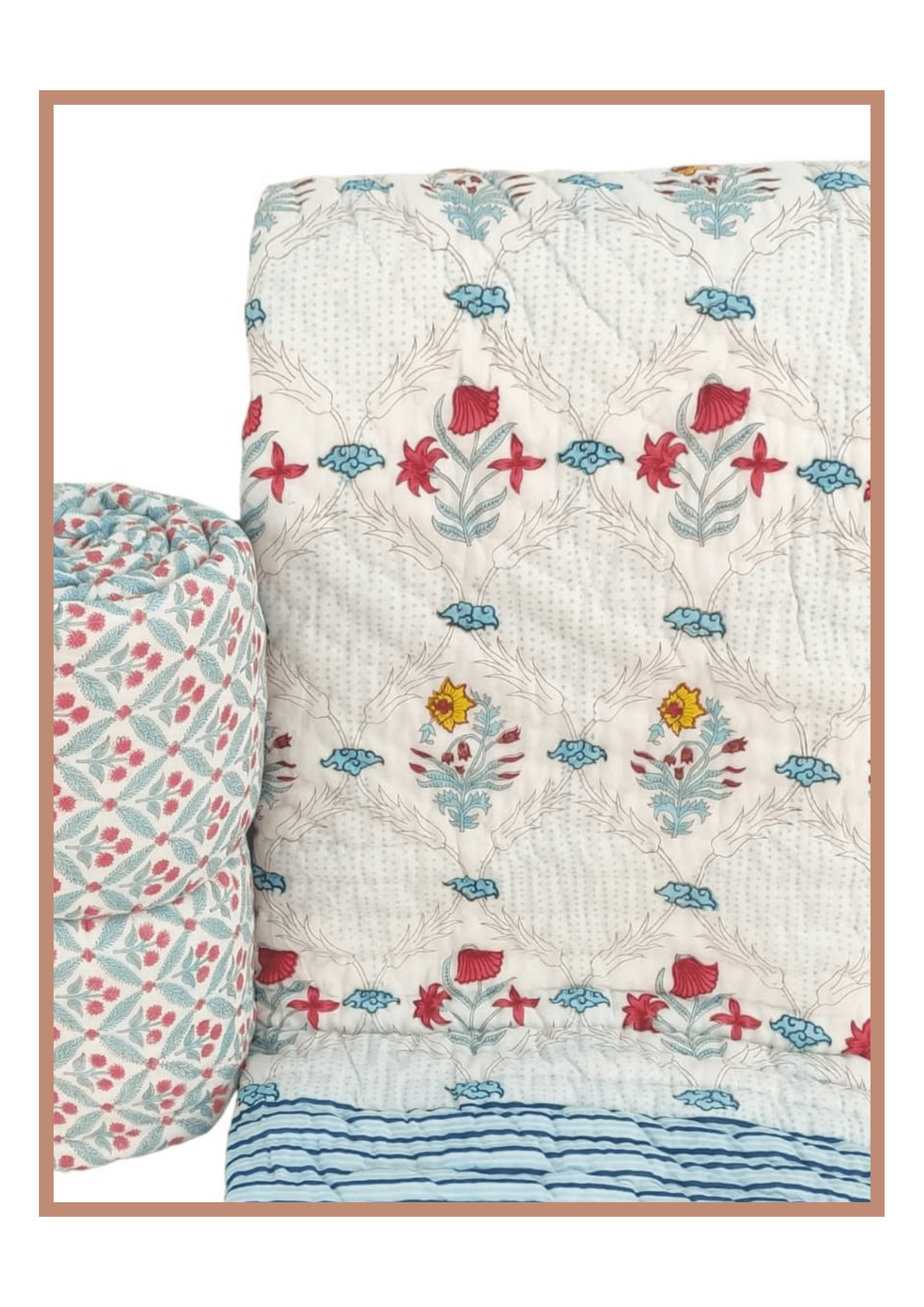 Morning Meadow quilt in king size layout