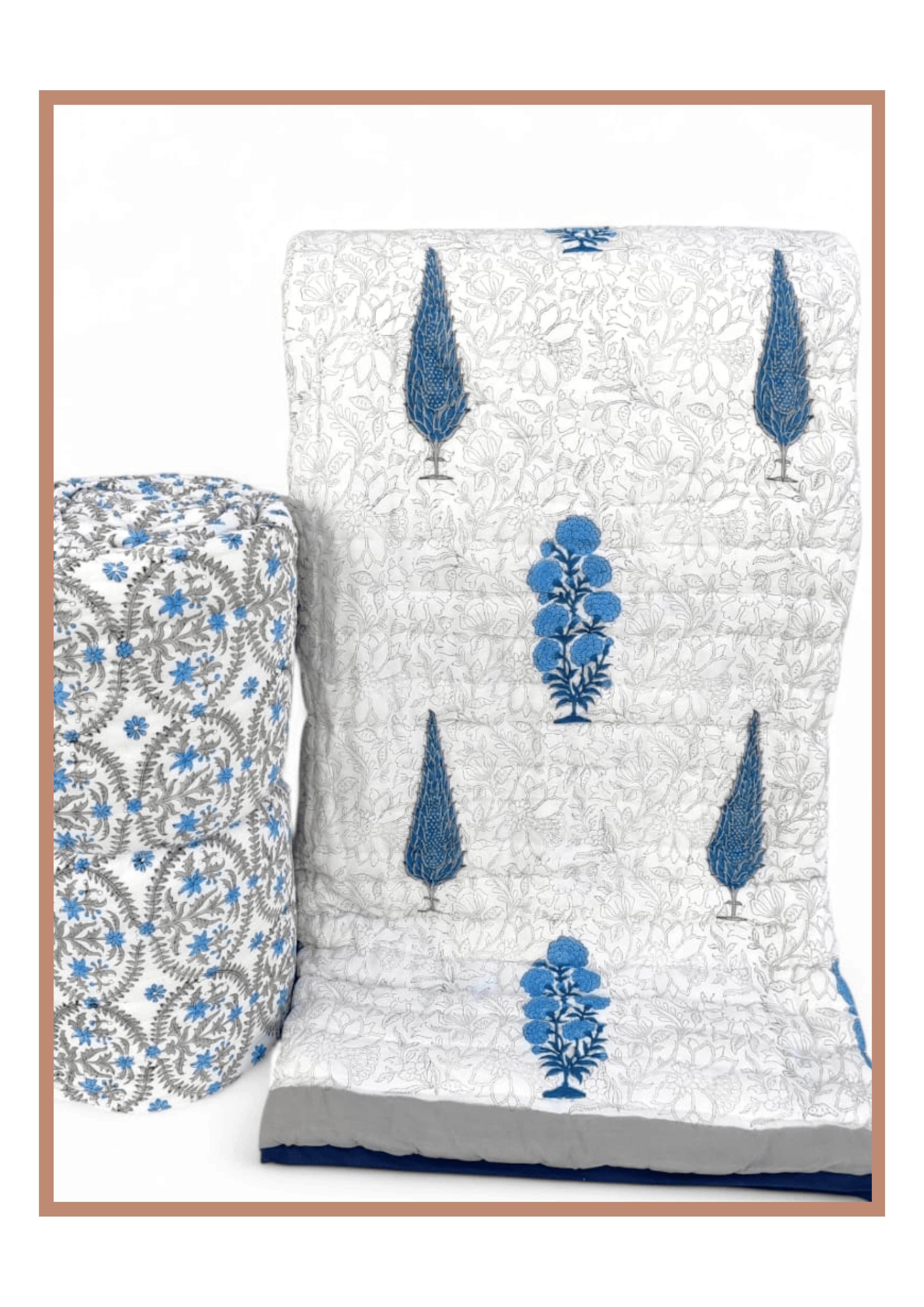 King-size layout of Shadow Bloom quilt